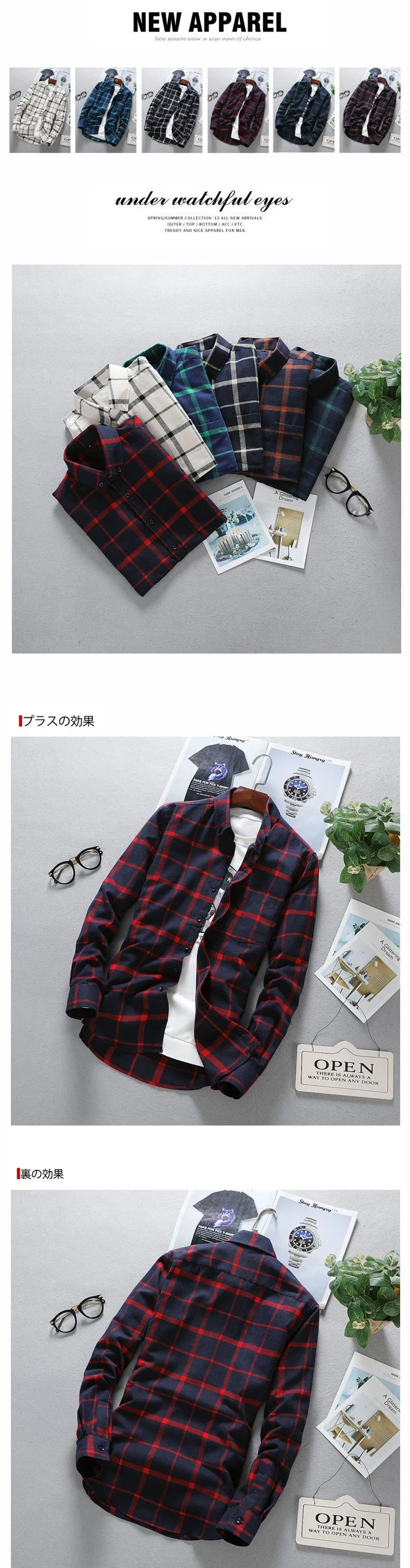 Mens Long Sleeve Shirt Solid Oxford Dress  with Left Chest Pocket High-quality Male Casual Regular-fit Tops Button Down Shirts