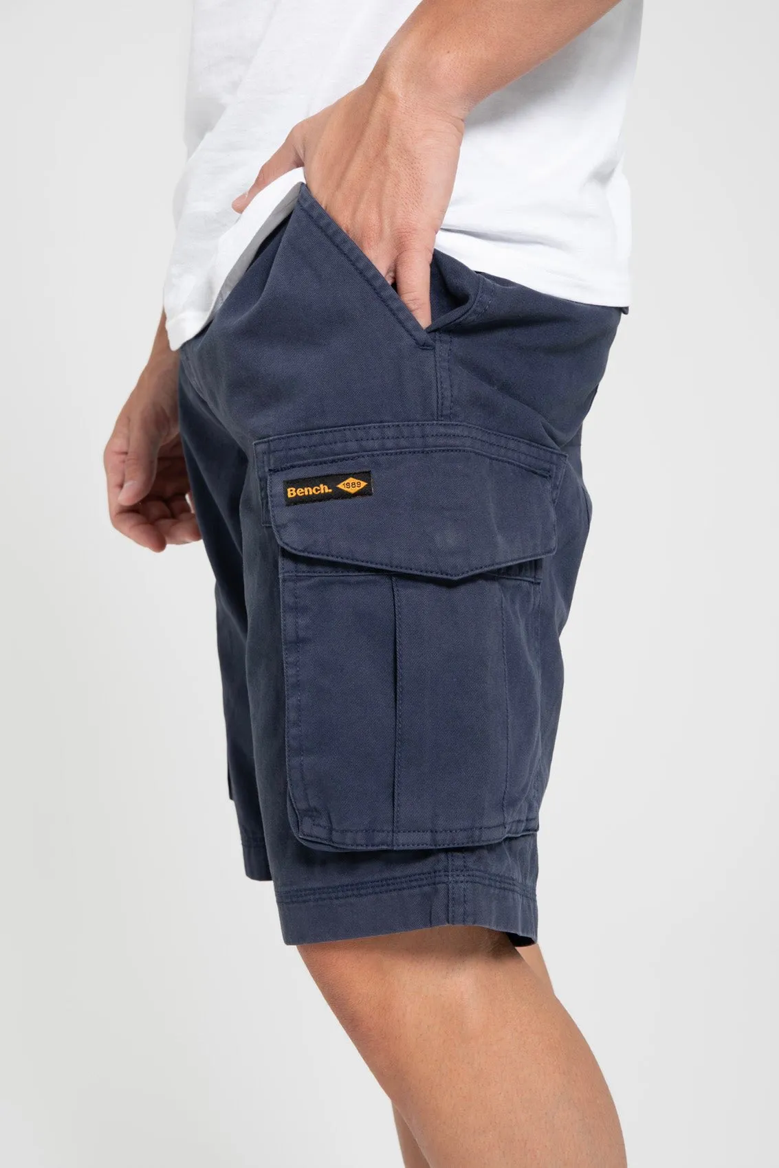 Mens 'NOAHS' Cargo Shorts - NAVY