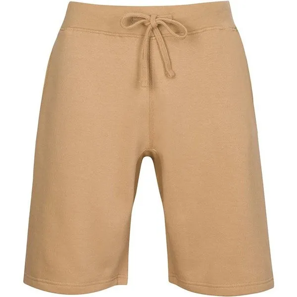 Men's Olive Fleece Drawstring Sweat Shorts