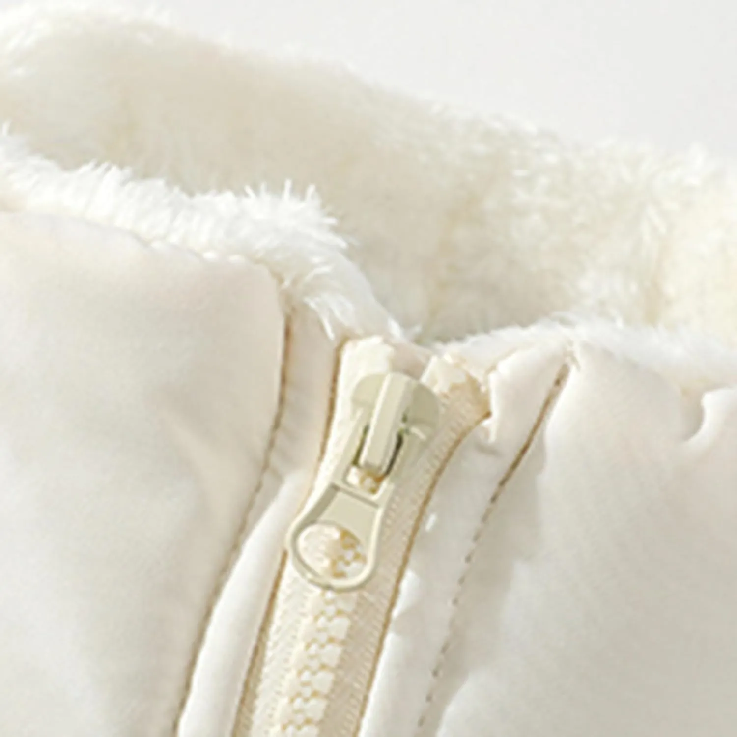 Mens Puffer Jacket Stand Collar Sherpa Lined Down Jacket Padded Quilted Jacket Thermal Insulated Winter Jackets Outerwear