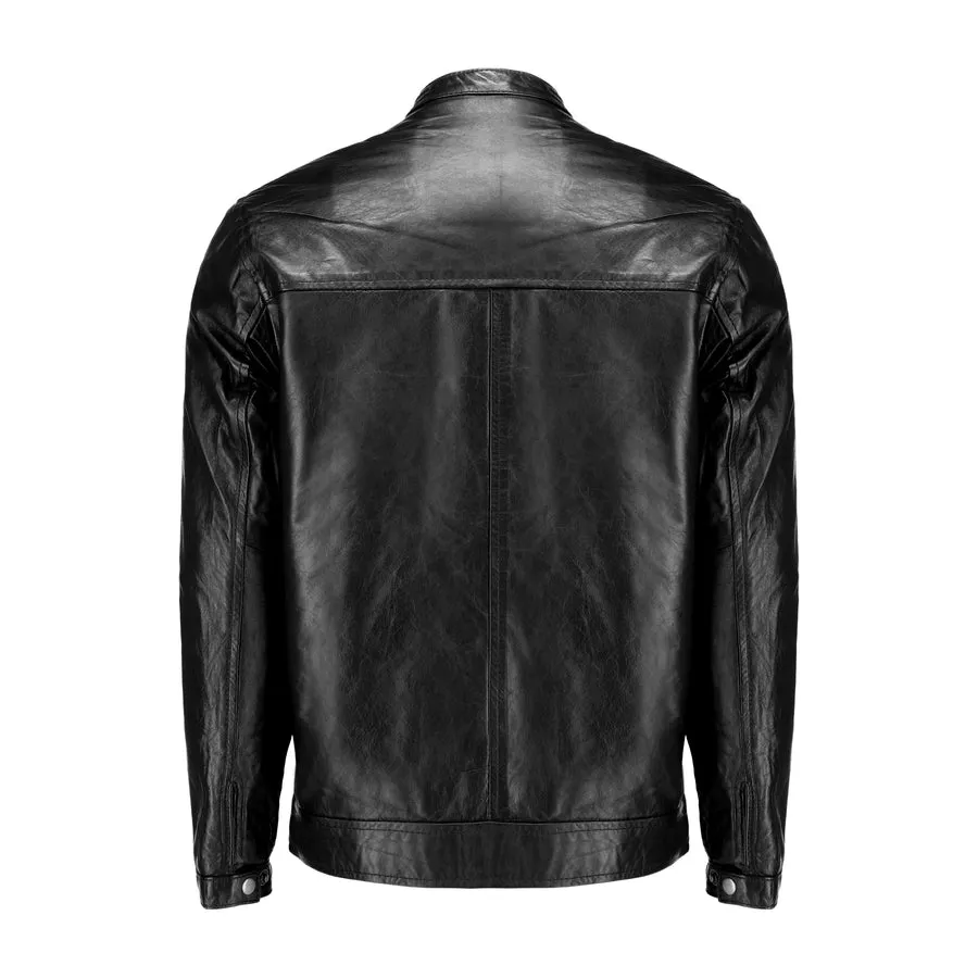 Mens Pure Sheep Leather Jacket