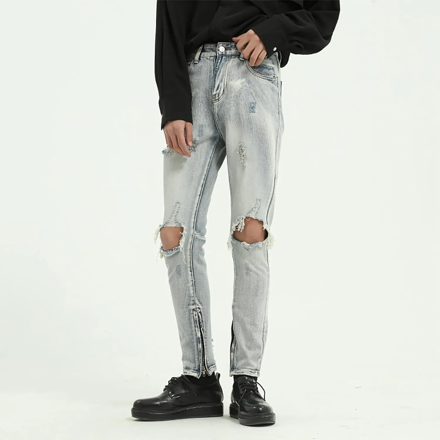 Men's Relaxed Fit Jeans Straight Leg Stretch Comfort Denim Jeans for Men Jean's for Men
