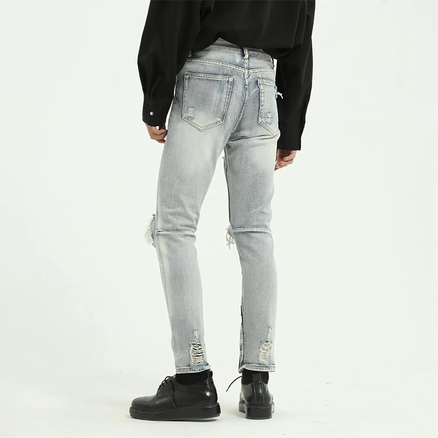 Men's Relaxed Fit Jeans Straight Leg Stretch Comfort Denim Jeans for Men Jean's for Men