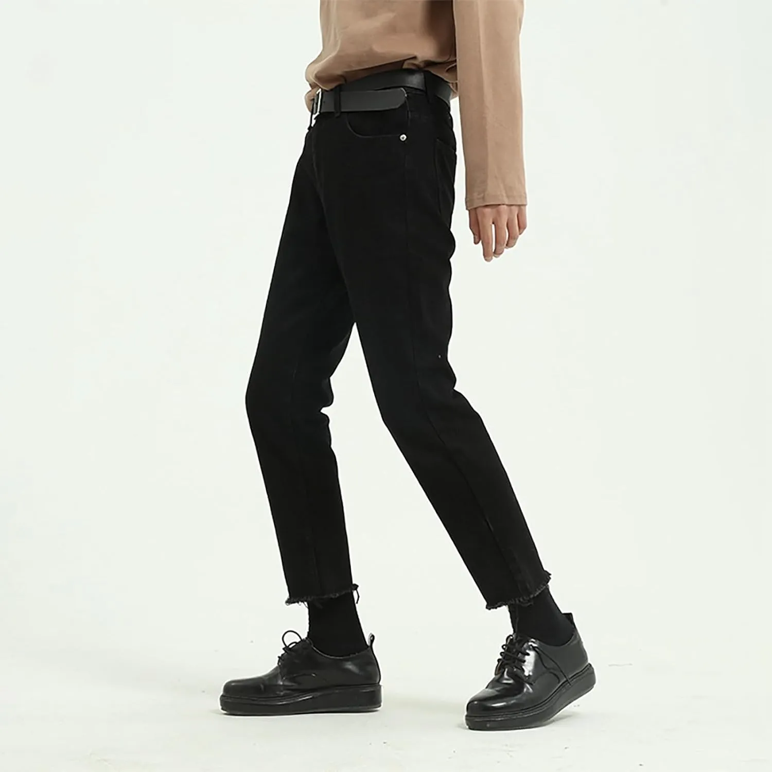 Men's Relaxed Fit Jeans Straight Leg Stretch Comfort Denim Jeans for Men Slim Stretch