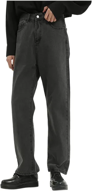 Men's Relaxed Fit Jeans Straight Leg Stretch Comfort Denim Jeans for Men Slim Stretch