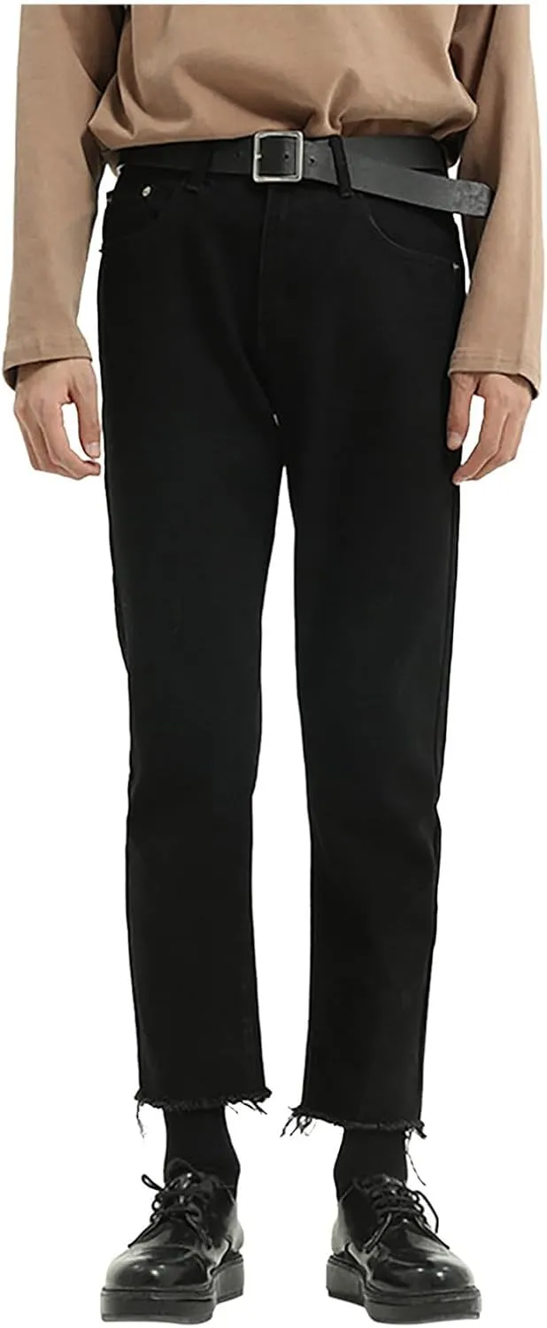 Men's Relaxed Fit Jeans Straight Leg Stretch Comfort Denim Jeans for Men Slim Stretch