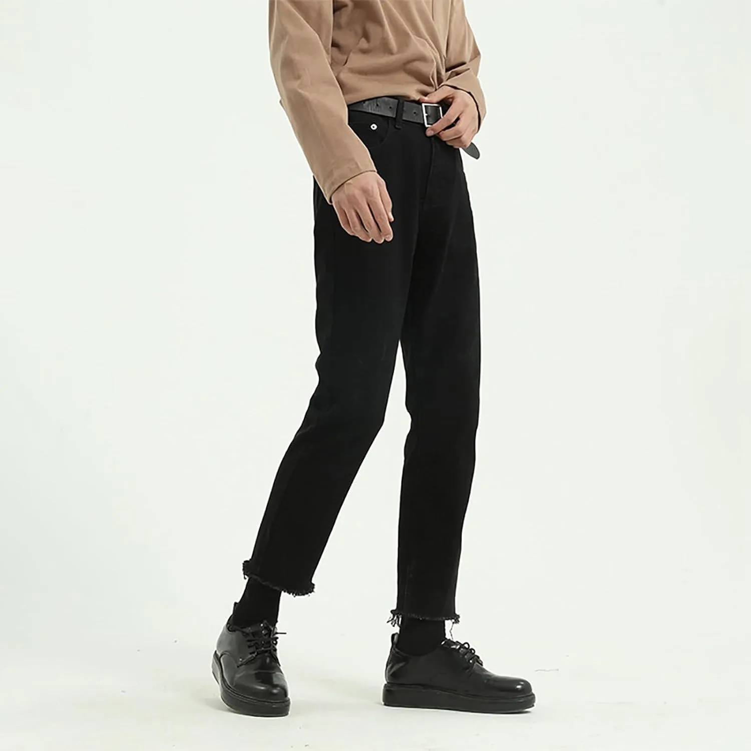 Men's Relaxed Fit Jeans Straight Leg Stretch Comfort Denim Jeans for Men Slim Stretch