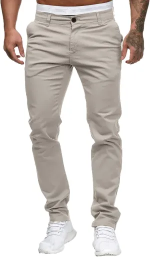 Men's Ripped Jeans Slim Fit Skinny Stretch Jeans Pants Button Zip Off Comfy Denim Pants Slim Fit Tapered Leg Trouser