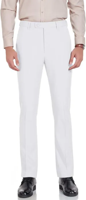 Men's Slim Fit Dress Pants Stretch Casual Pants Mens Work Slacks