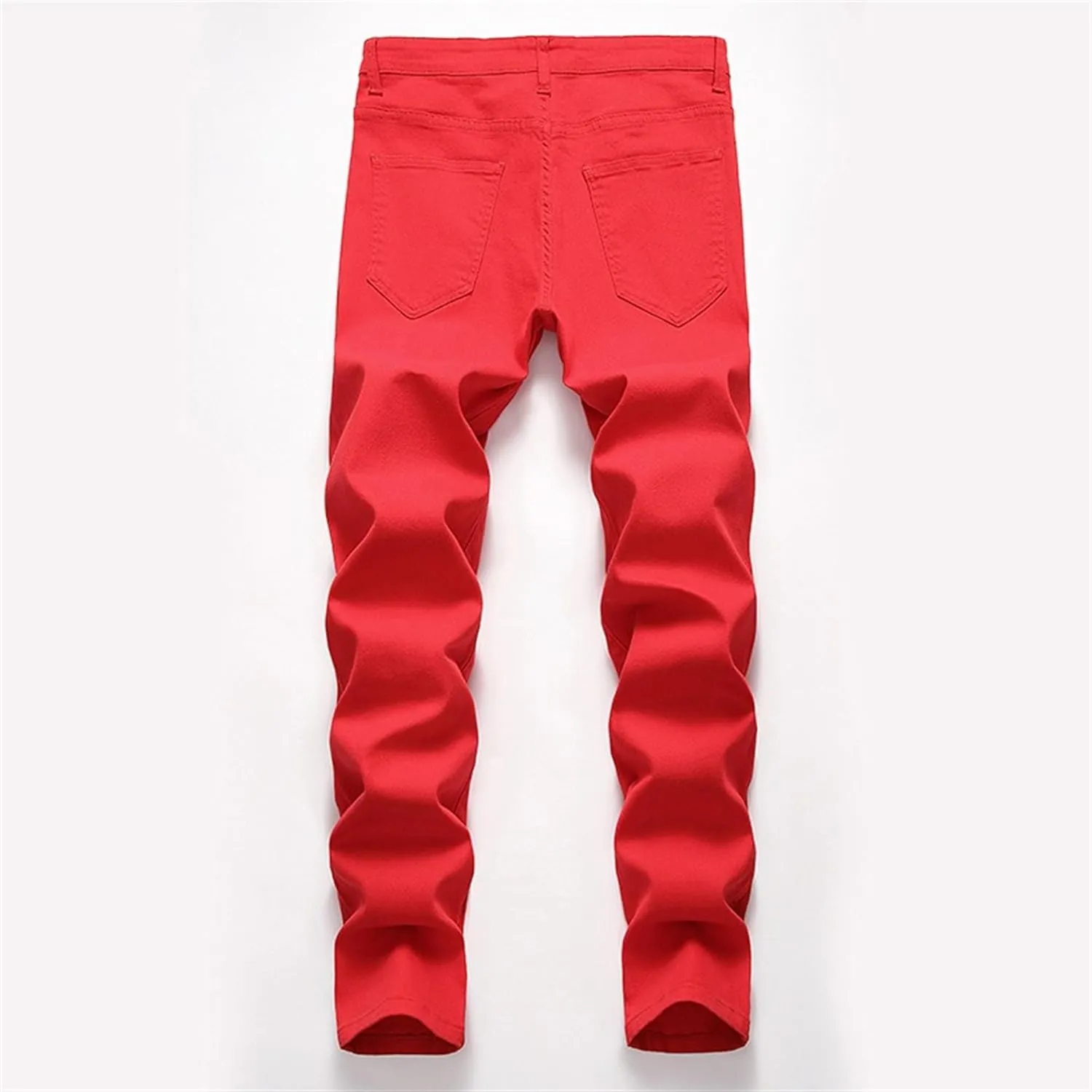 Men's Straight Leg Fashion Jeans Pants Skinny Slim Fit Stretch