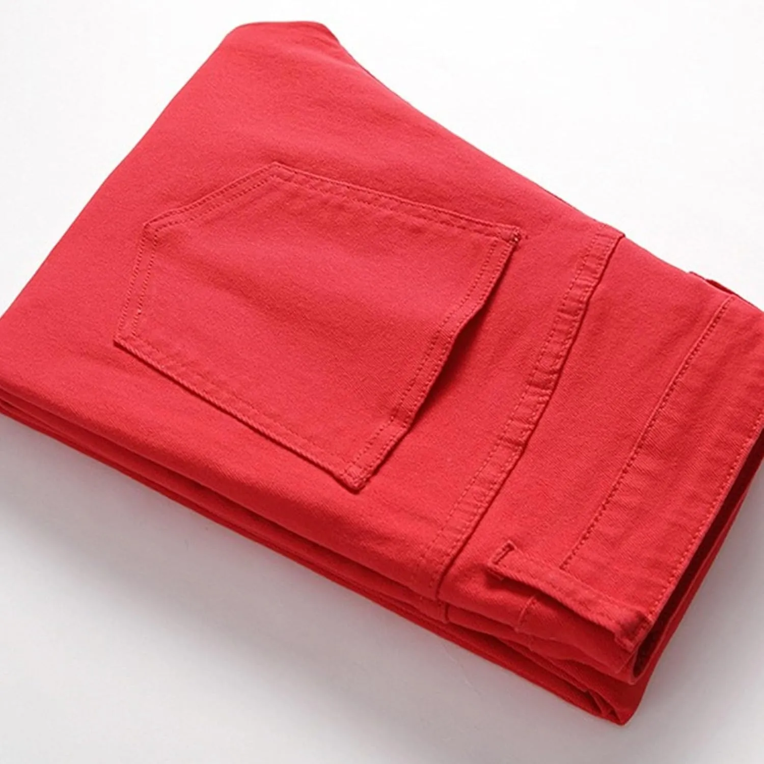 Men's Straight Leg Fashion Jeans Pants Skinny Slim Fit Stretch