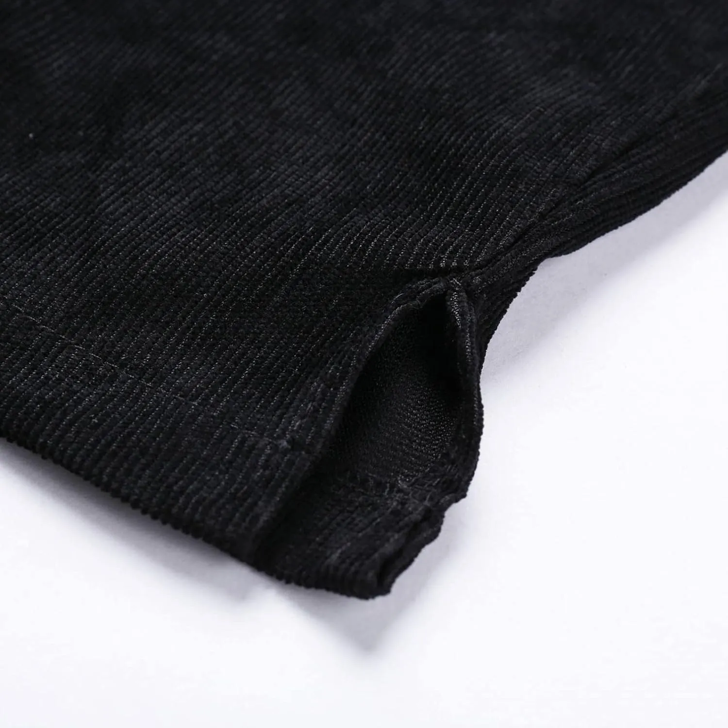Mens Sweatpants Baggy Tapered Corduroy Harem Trouser Bottoms Casual Split Elastic Waist Hip Hop Running Joggers Pants