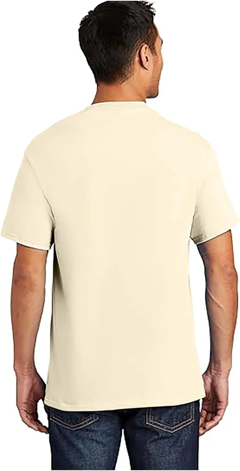 Mens T-Shirts Short Sleeve Cotton UPF 50  Lightweight Cooling Tees Tops Casual Crew Neck Basic Tee Shirts