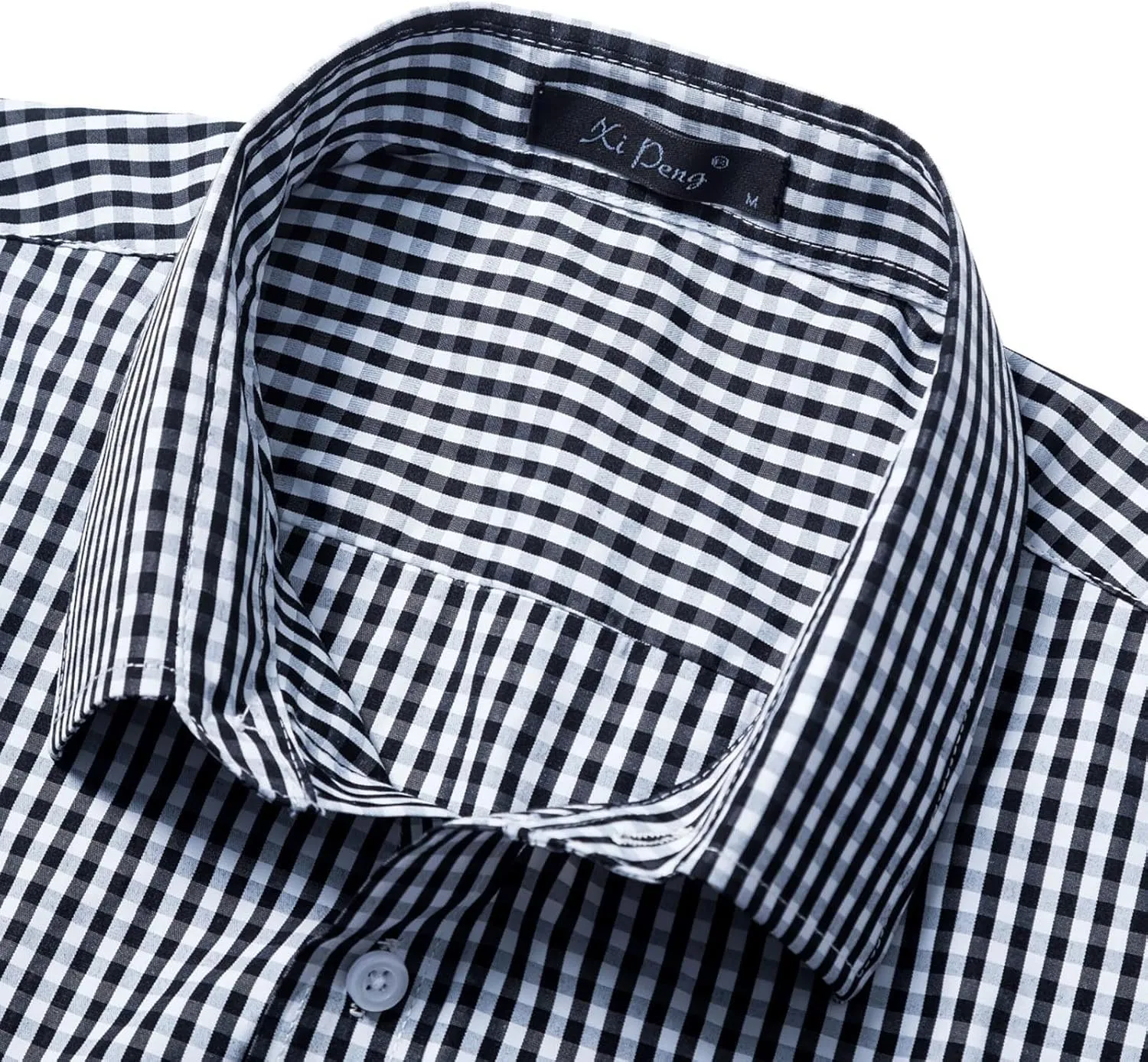 Men's Vertical Striped Shirts Long Sleeve Button Down Shirts Spread Collar Dress Shirts Casual Fall Shirt Jacket