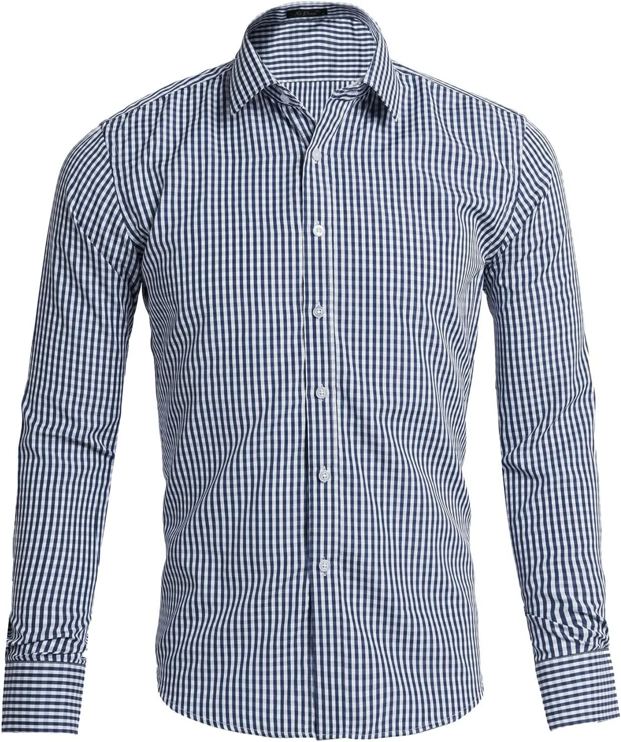 Men's Vertical Striped Shirts Long Sleeve Button Down Shirts Spread Collar Dress Shirts Casual Fall Shirt Jacket