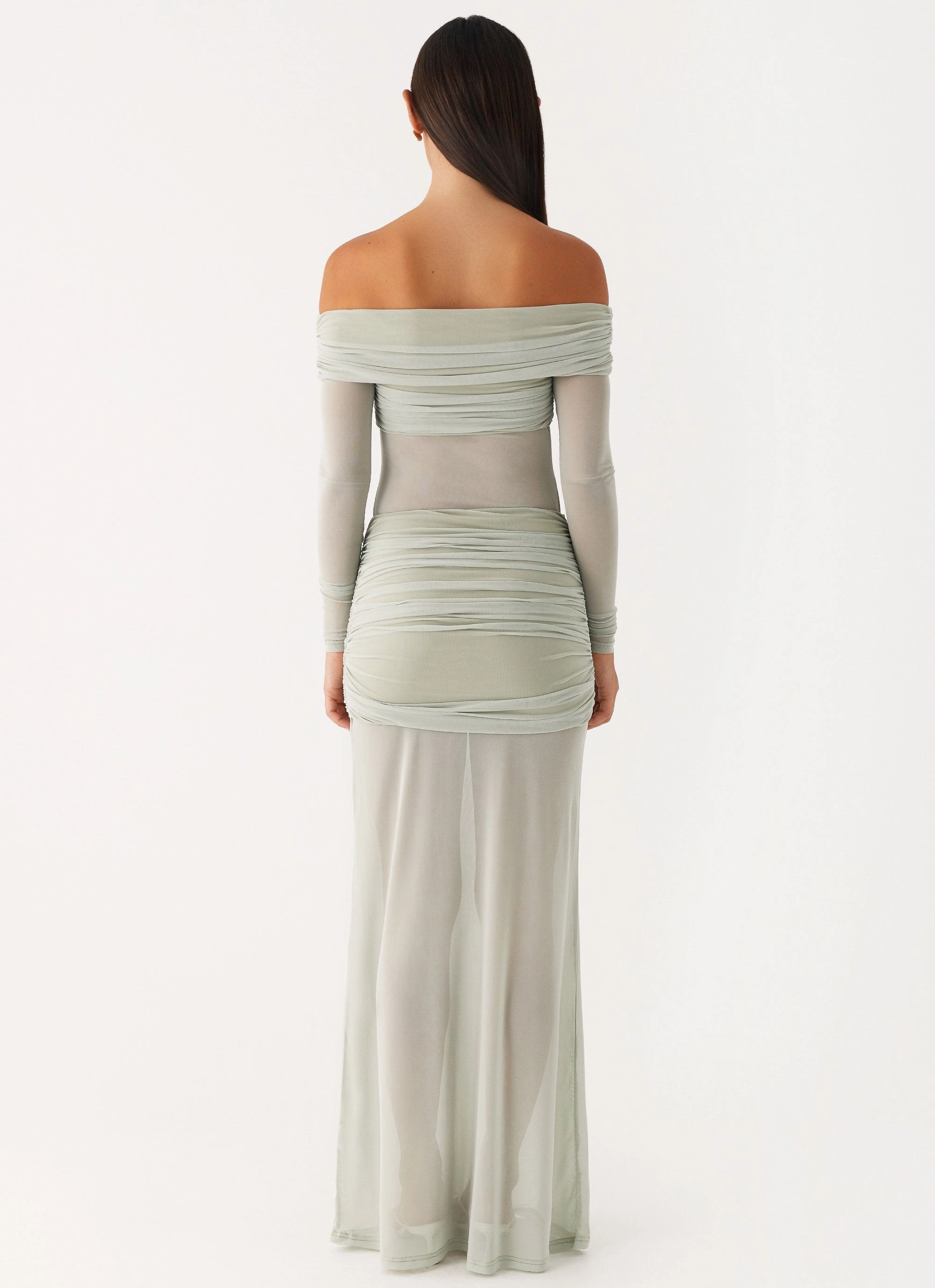 Mercy Maxi Dress - Sage Belt Waist Comfortable Design Wear