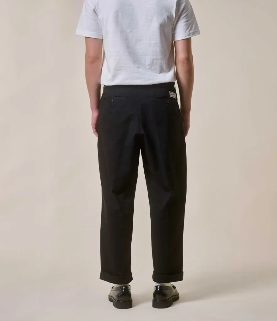 MERZ B. SCHWANEN ORGANIC COTTON TWILL CHINO - 2 COLORS