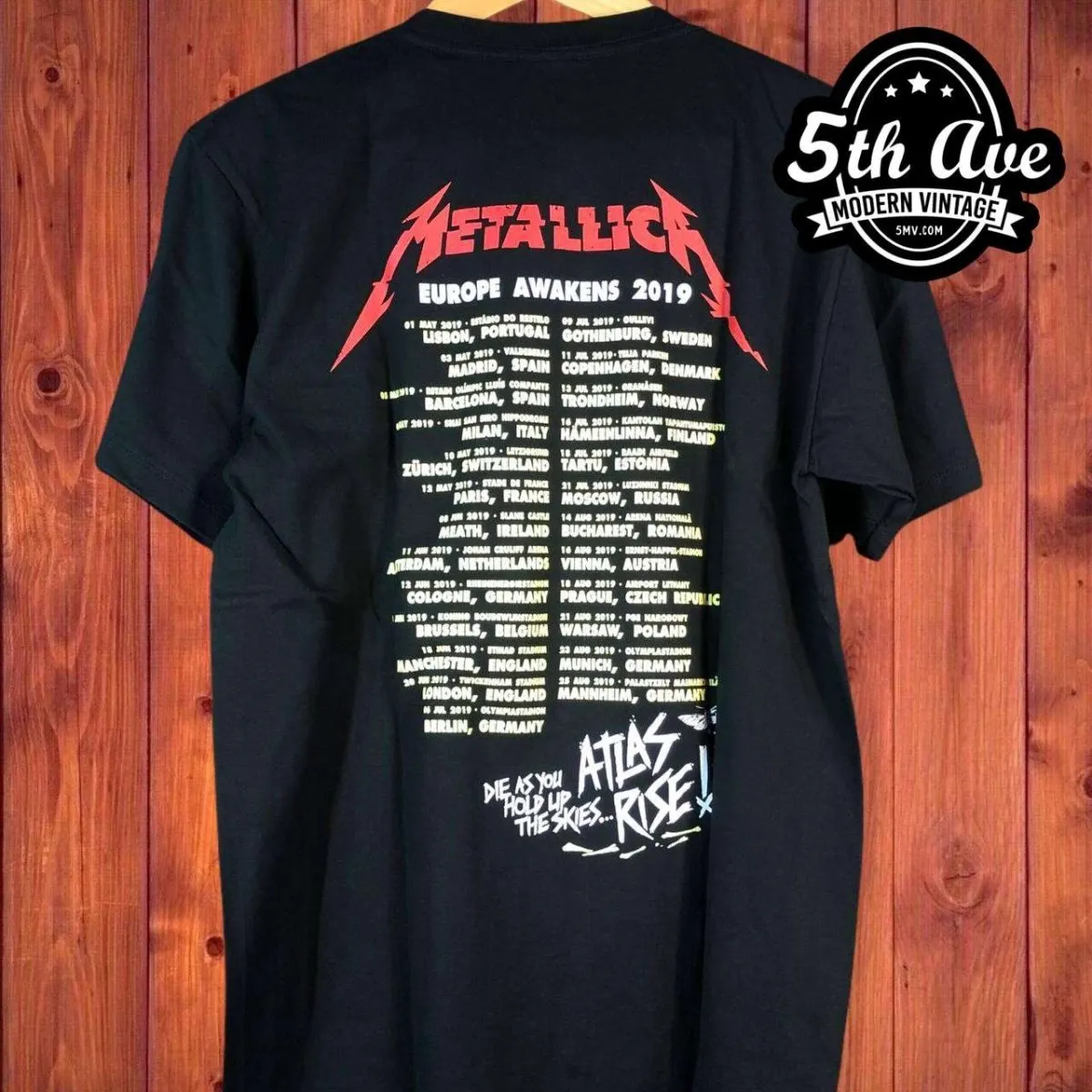 Metallica Atlas Rise! - New Vintage Band T shirt