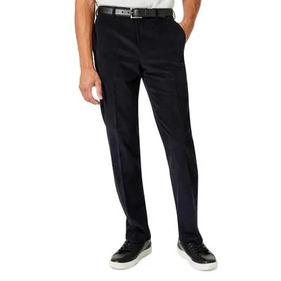 Michael Kors Mens Modern fit Casual Corduroy Pants 40 / 30 Dark Navy Blue