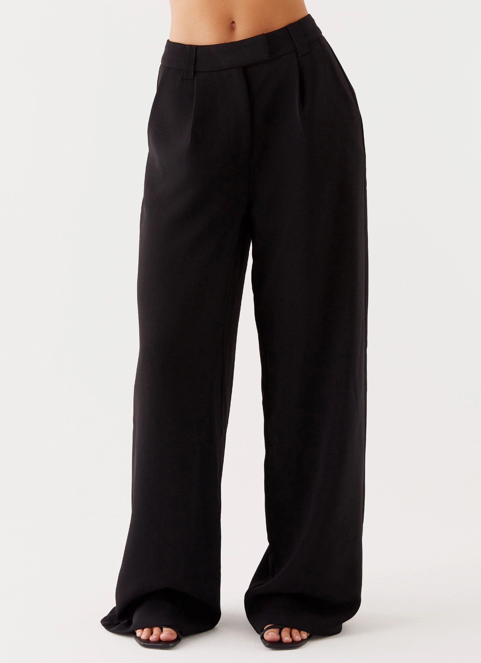 EthicallySourcedMaterial Midnight City Suit Pants - Black