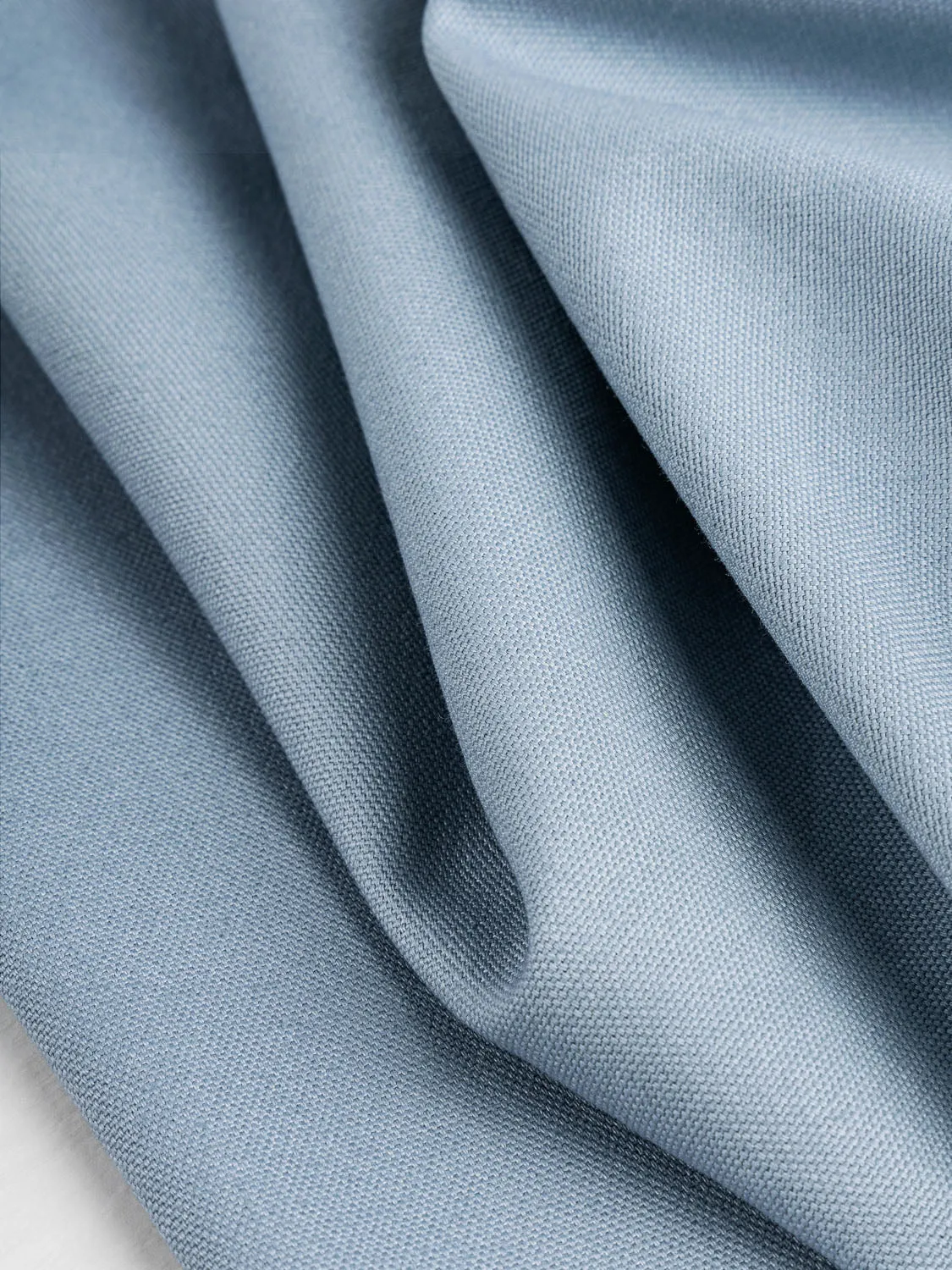 Midweight Core Collection Organic Cotton Canvas - Chambray - Swatch