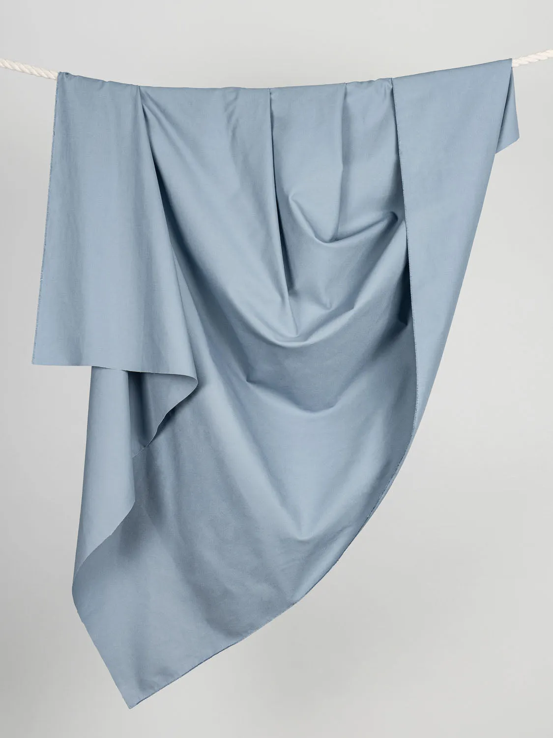 Midweight Core Collection Organic Cotton Canvas - Chambray - Swatch