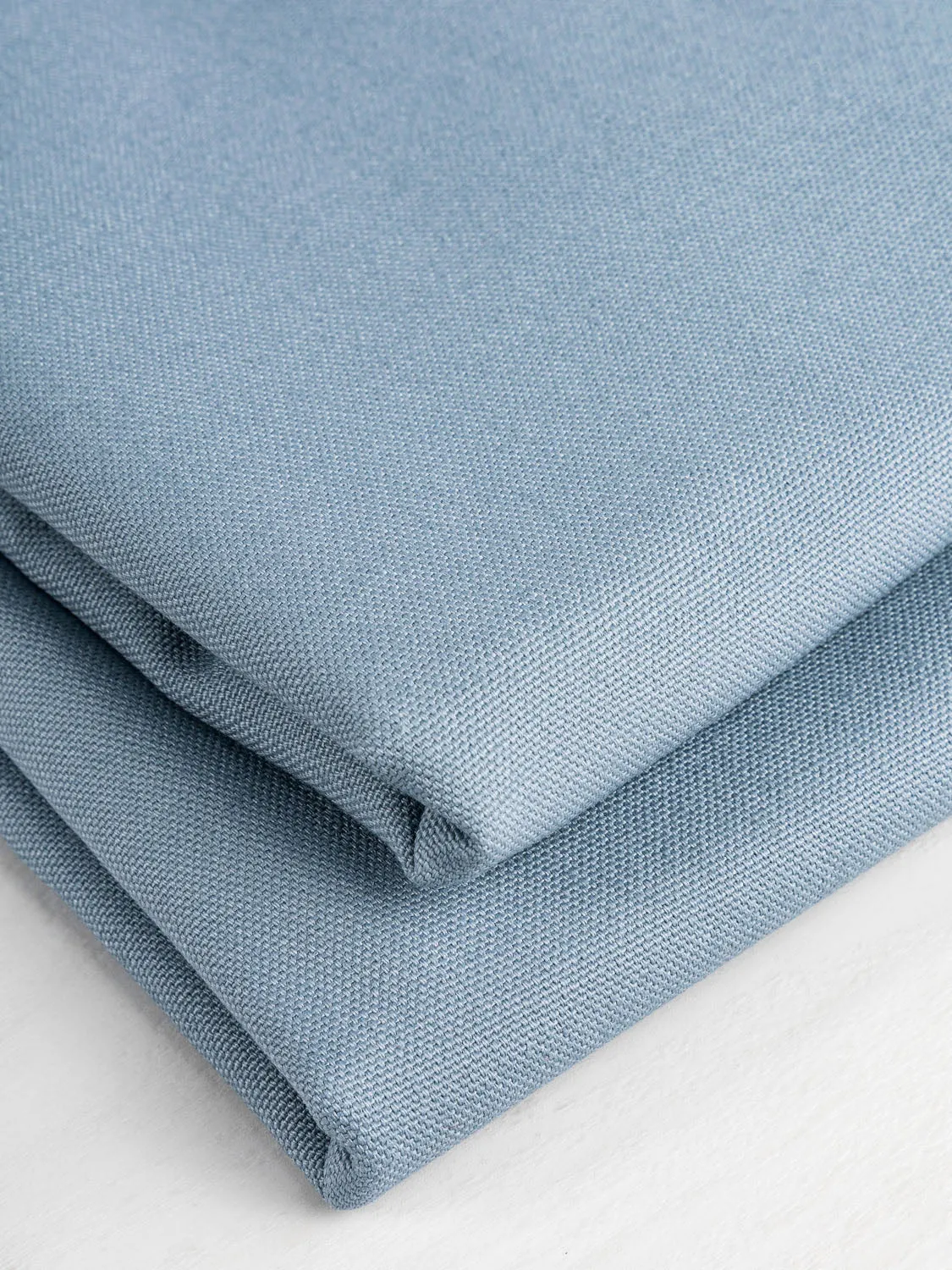 Midweight Core Collection Organic Cotton Canvas - Chambray - Swatch