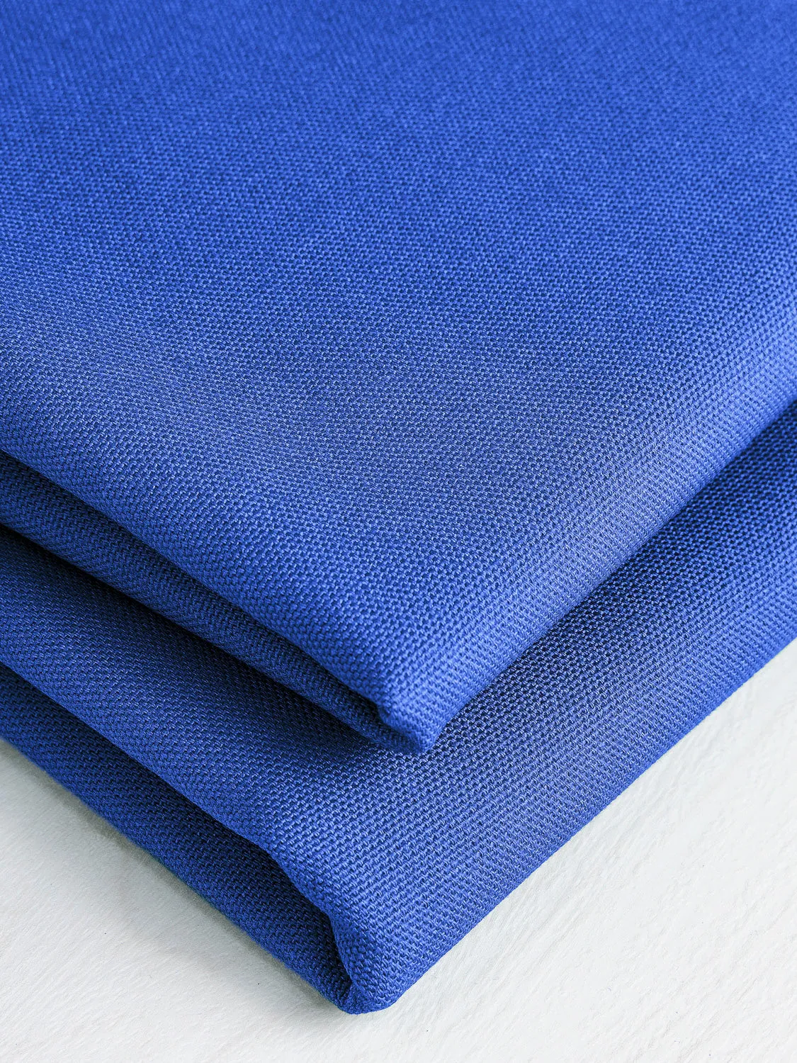 Midweight Organic Cotton Canvas - Royal Blue