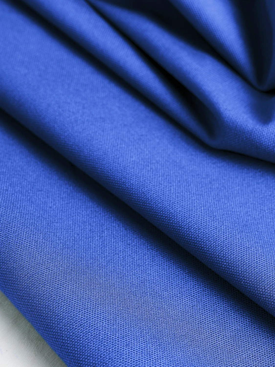 Midweight Organic Cotton Canvas - Royal Blue