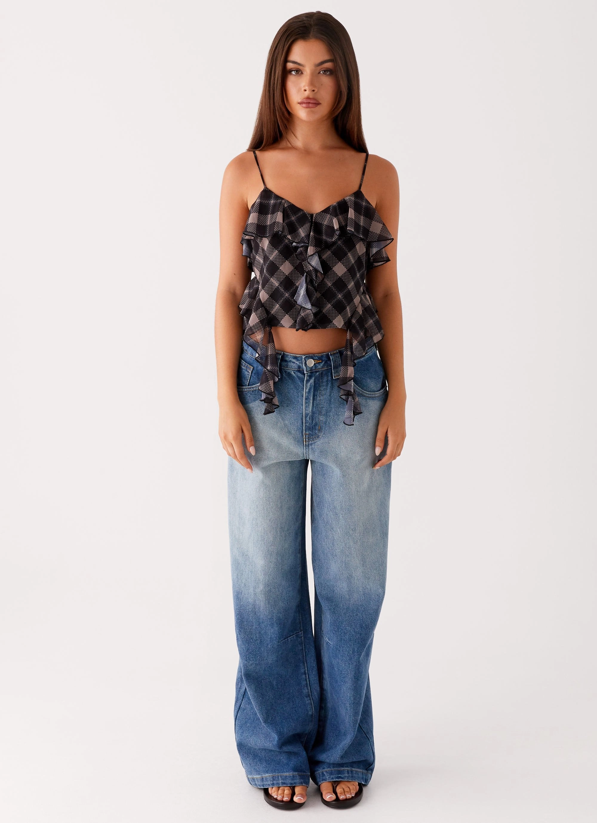 Midwest Low Rise Jeans - Powder Wash Blue Effortless Comfort