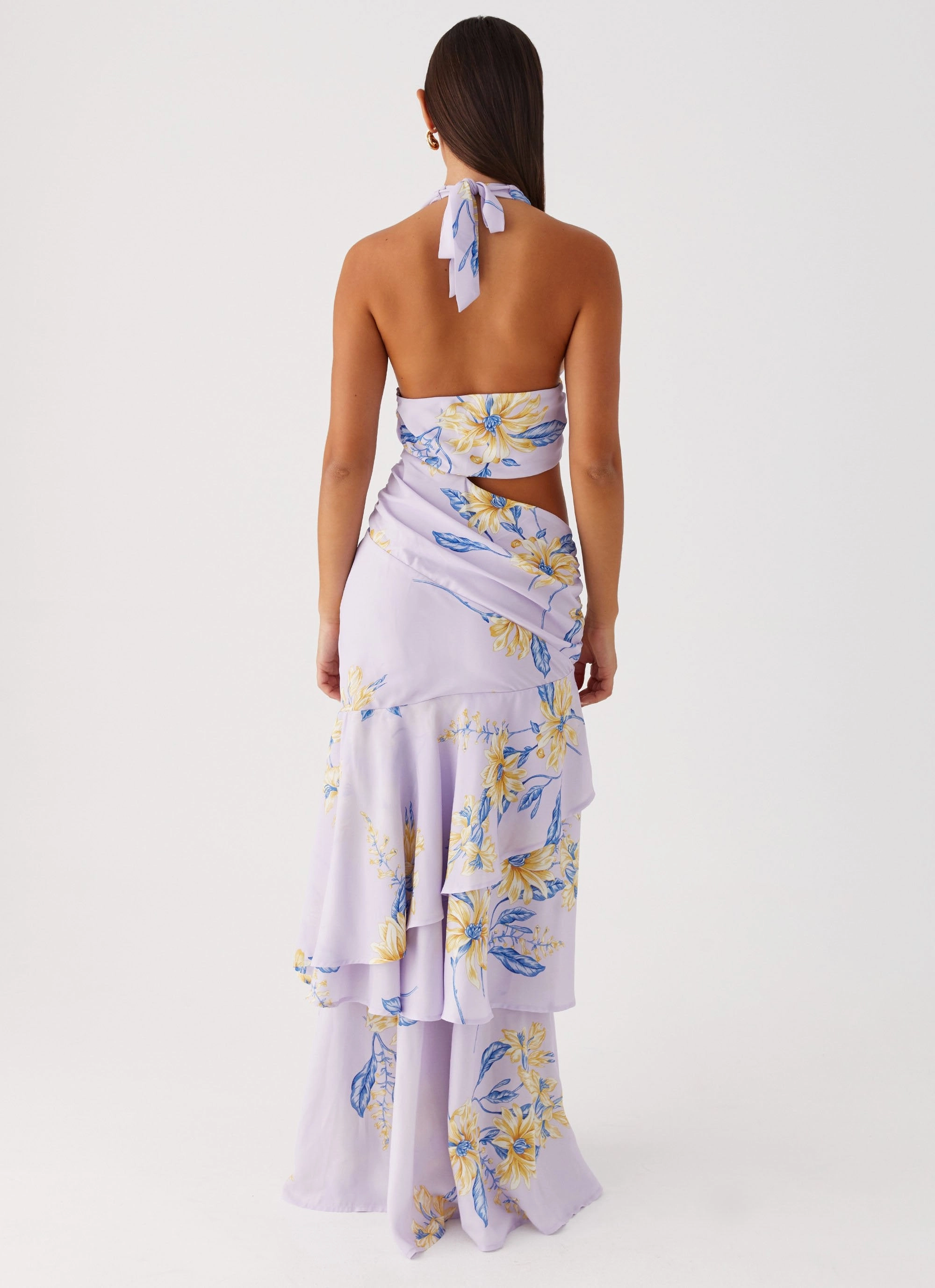 Anytime Wear Winter Classic Mikayla Maxi Dress - Lavender