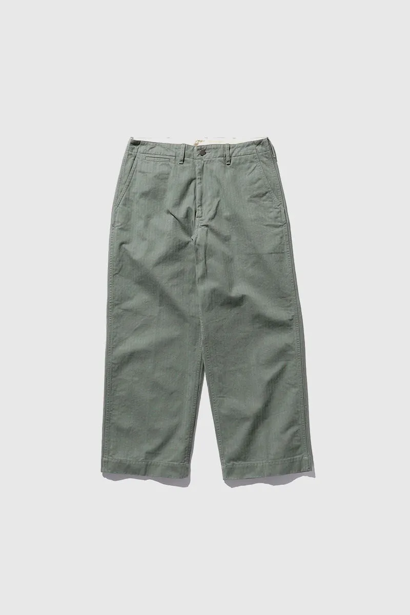 Mil Trousers Herringbone - Sage