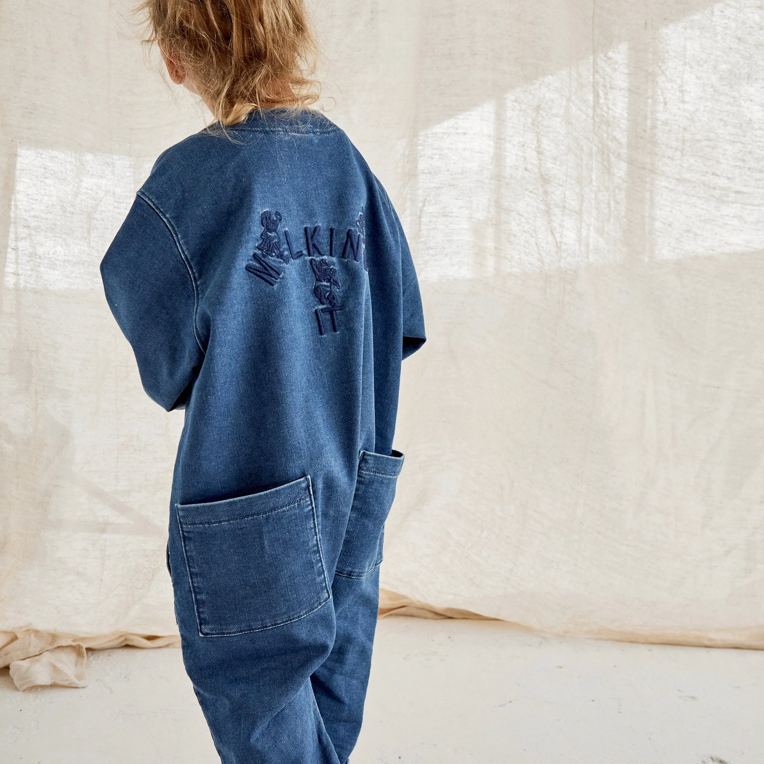 MILKING IT x ANDO Denim Overalls (Mid Wash)