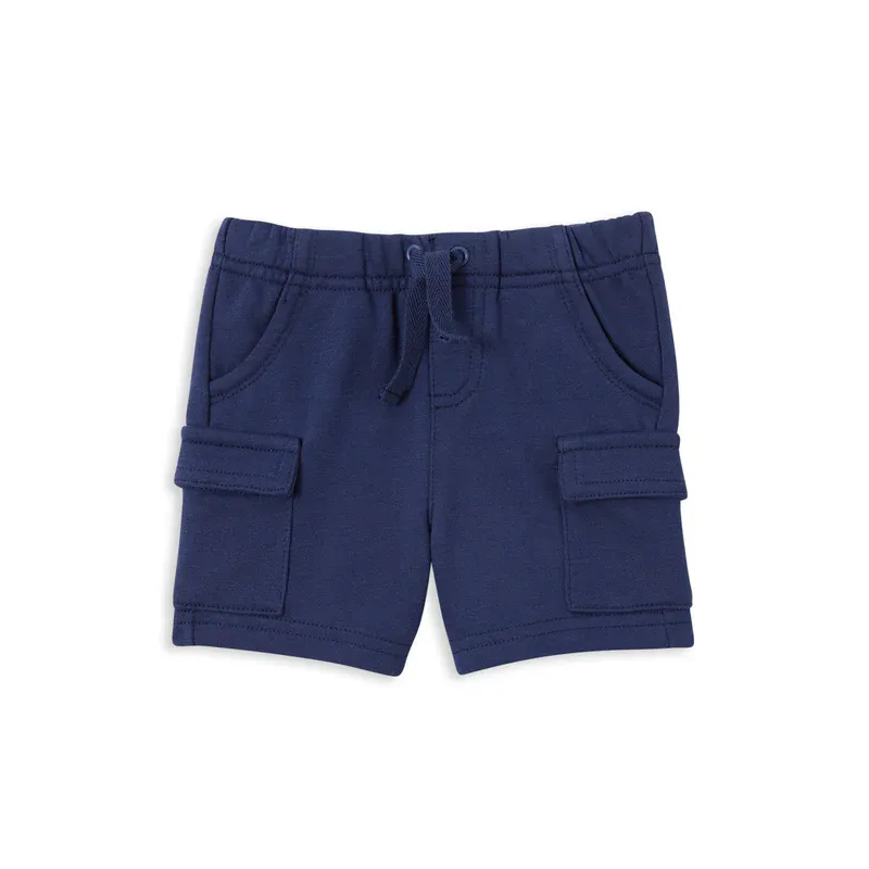 Milky - Fleece Cargo Baby Short - Navy