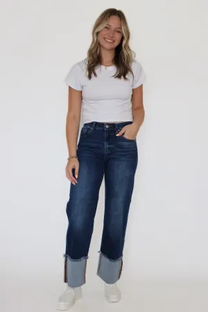 Perfect Comfort Fit Slim Silhouette Millie Cuffed Jeans