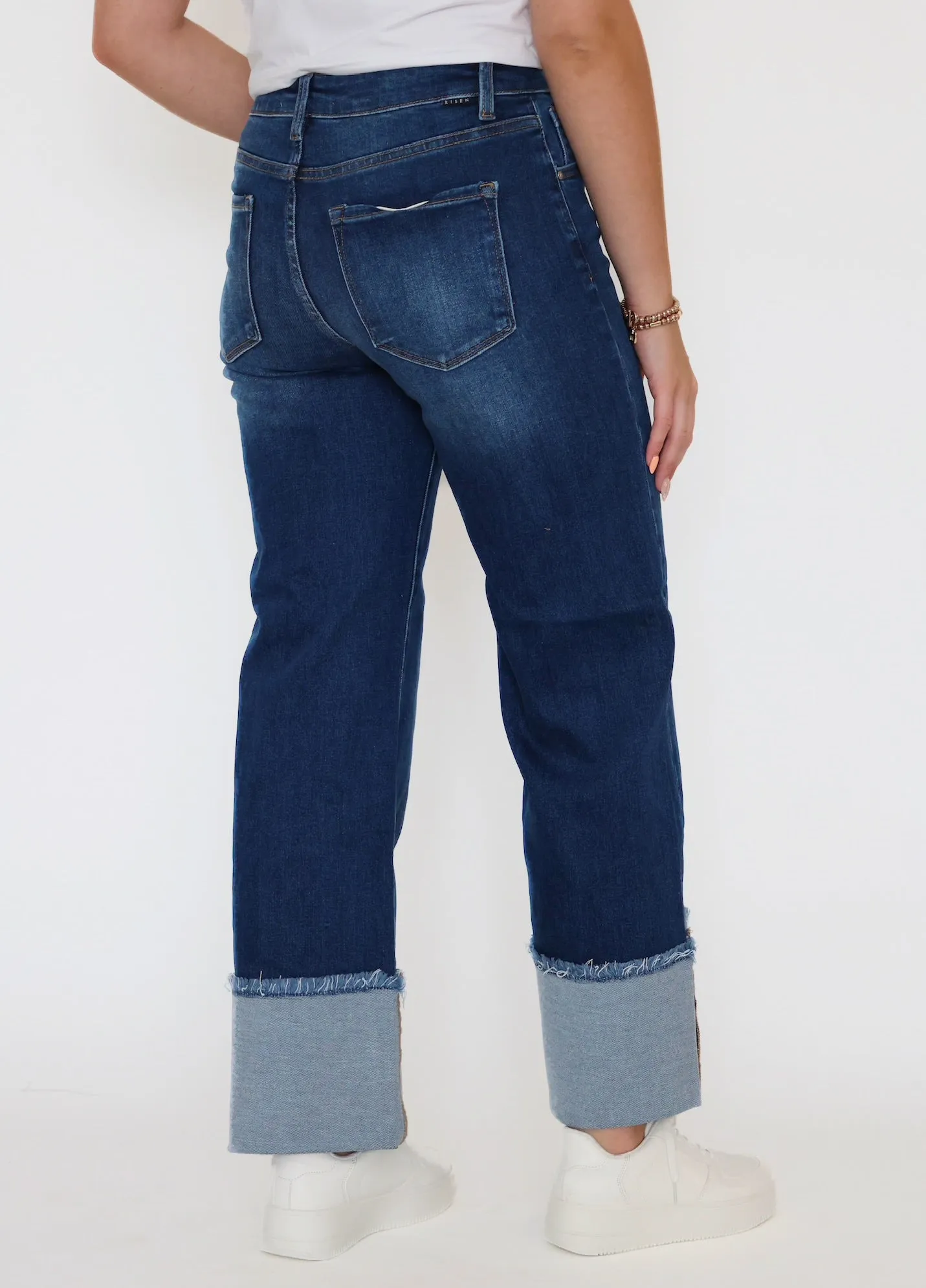 Millie Cuffed Jeans Everyday Comfort Wear Stay Active