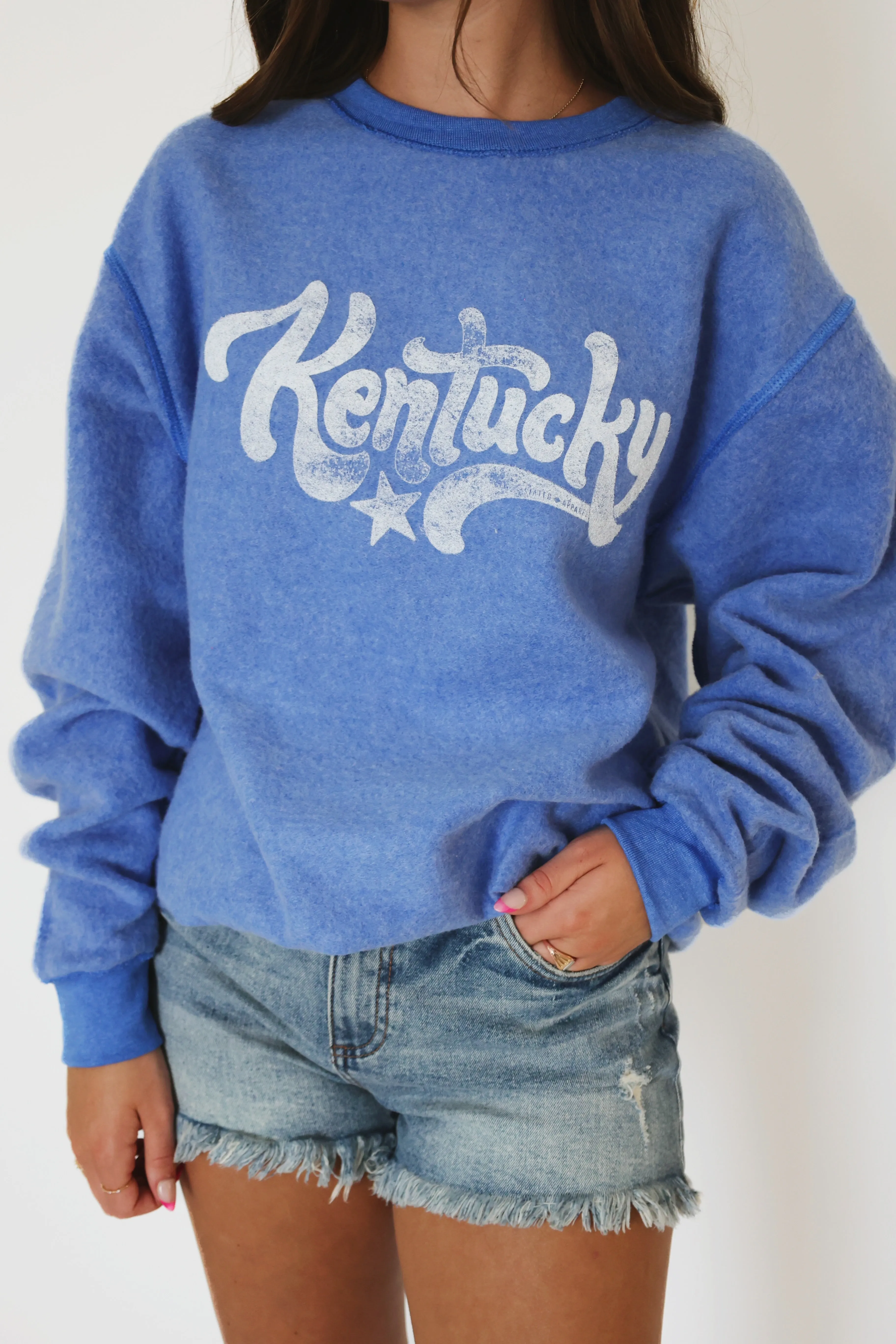 Kentucky 70's Sweatshirt Variable Tension Adjustment WaffleWeave