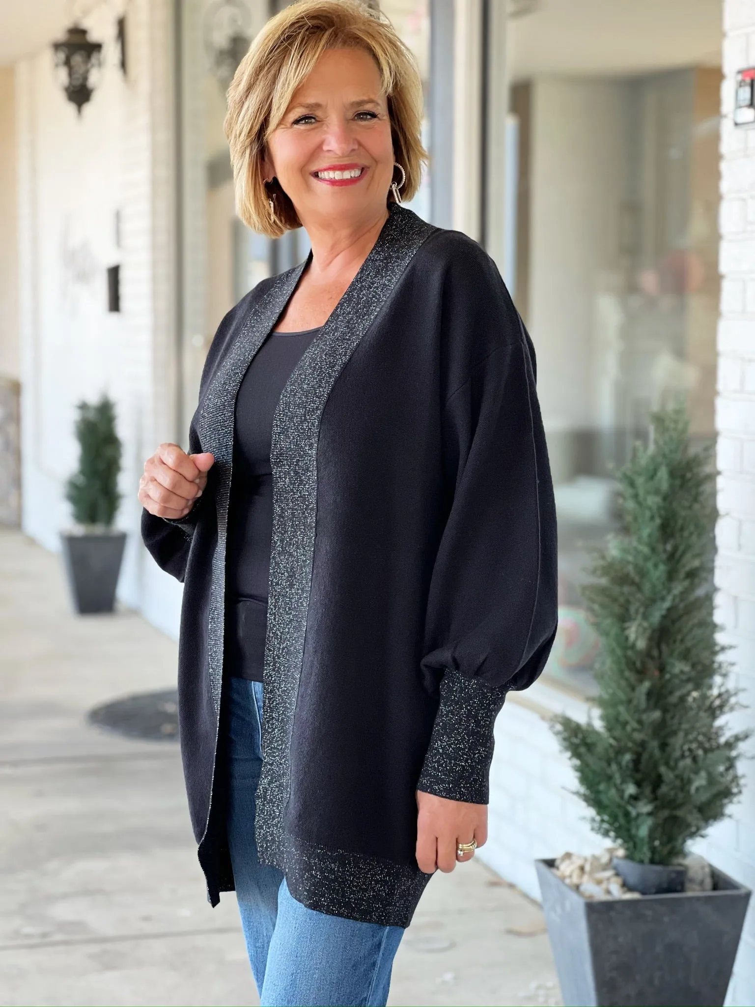 High Collar Windguard Warmth Retention Miriam Cardigan (FINAL SALE)