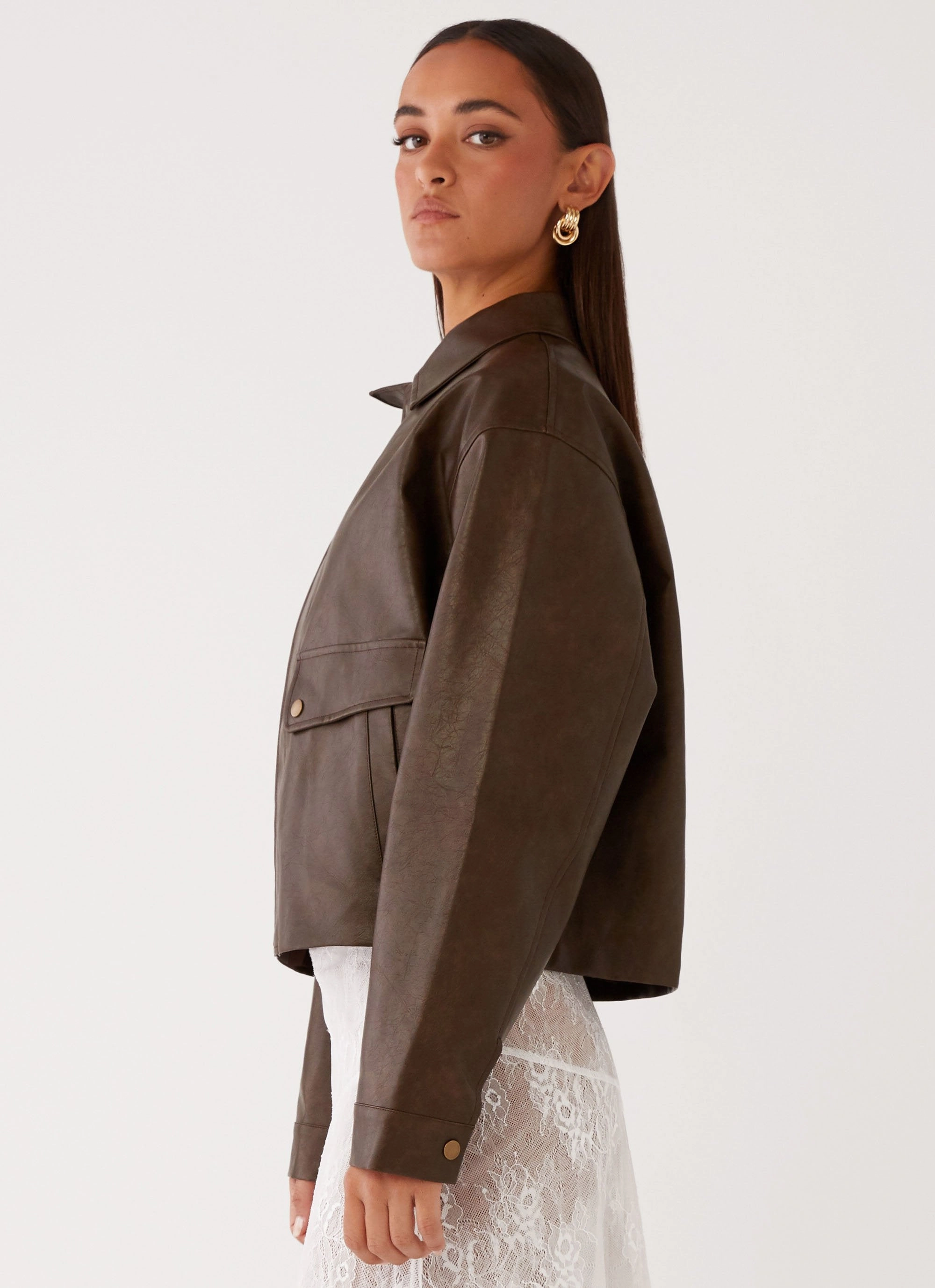 Sloane Jacket - Brown OdorResistantTreatment