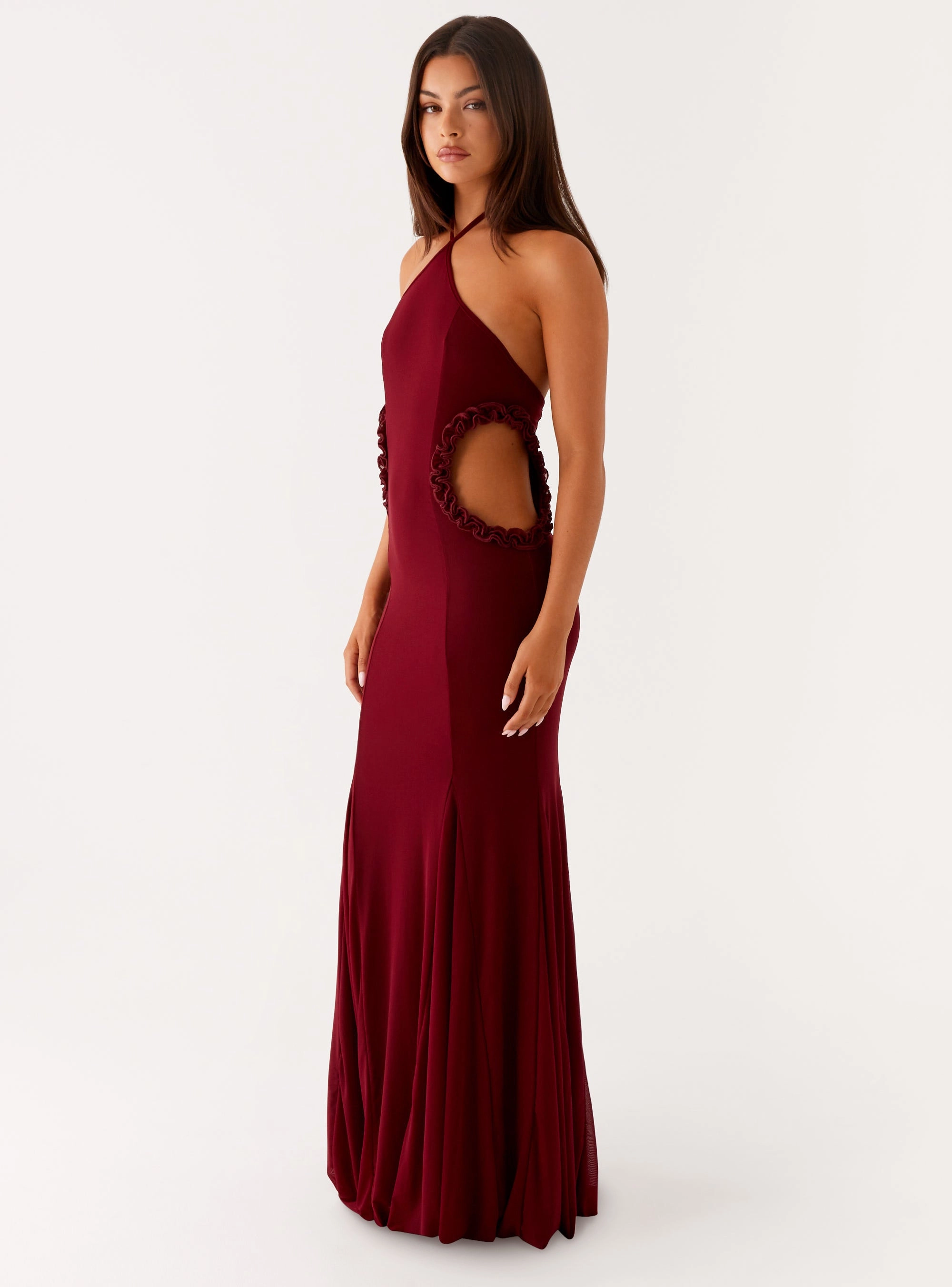 Airy Feel Jemima Maxi Dress - Raspberry Wine