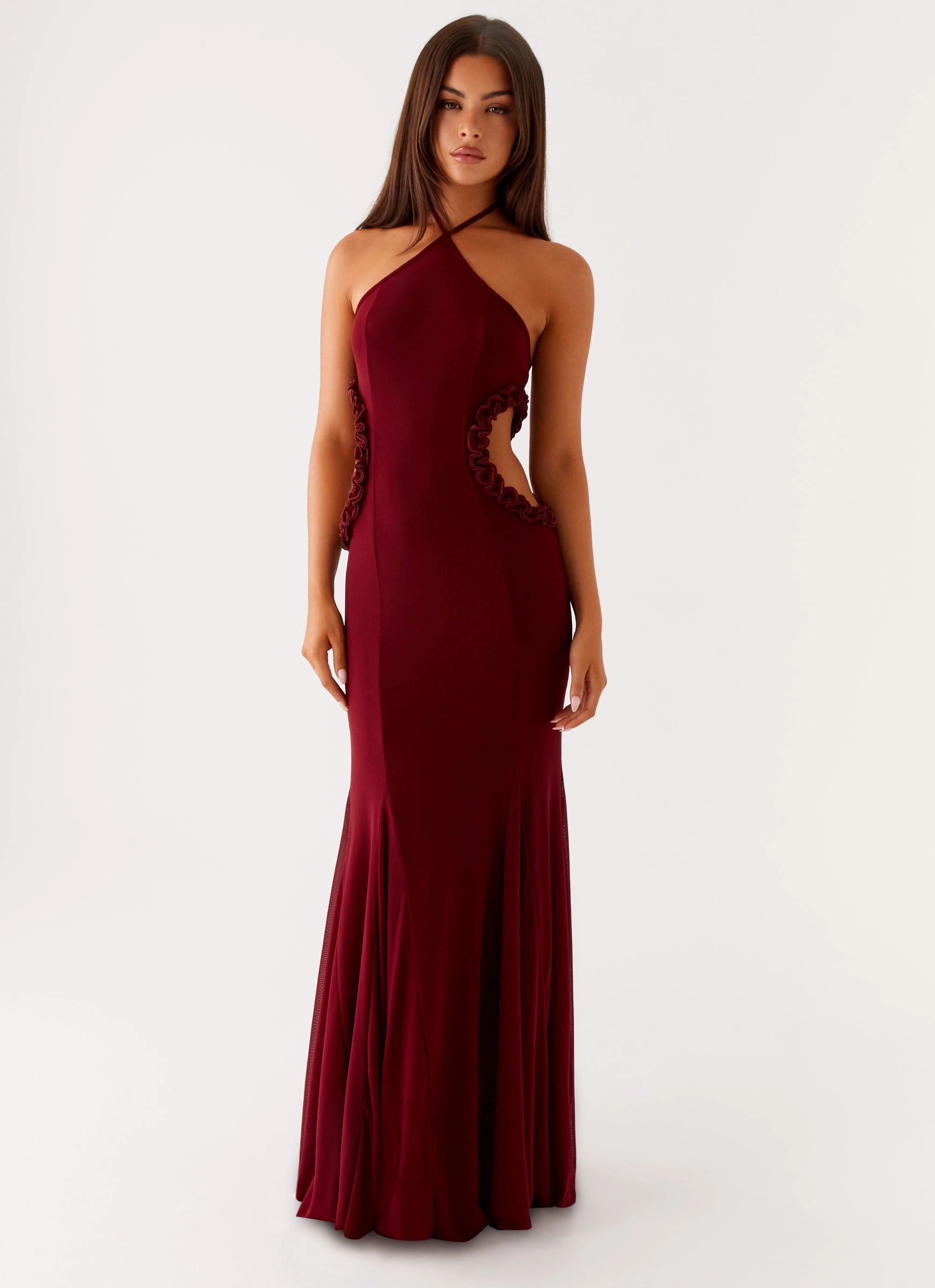 Limited-Edition Jemima Maxi Dress - Raspberry Wine