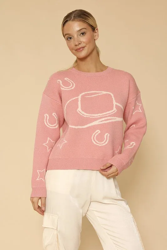 Evening Stroll Cowgirl Sweater- Final Sale