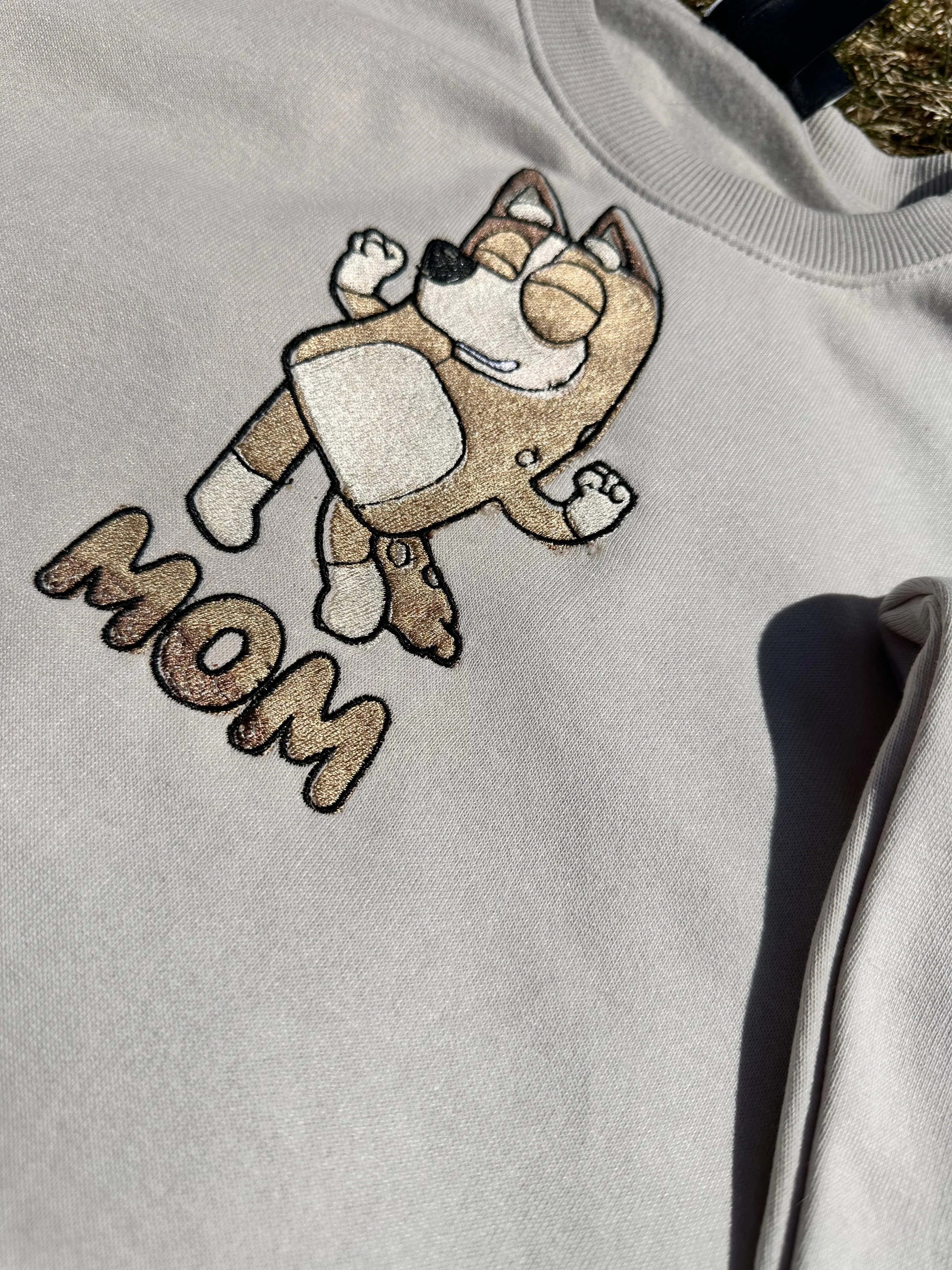 MOM Embroidered Sweatshirts