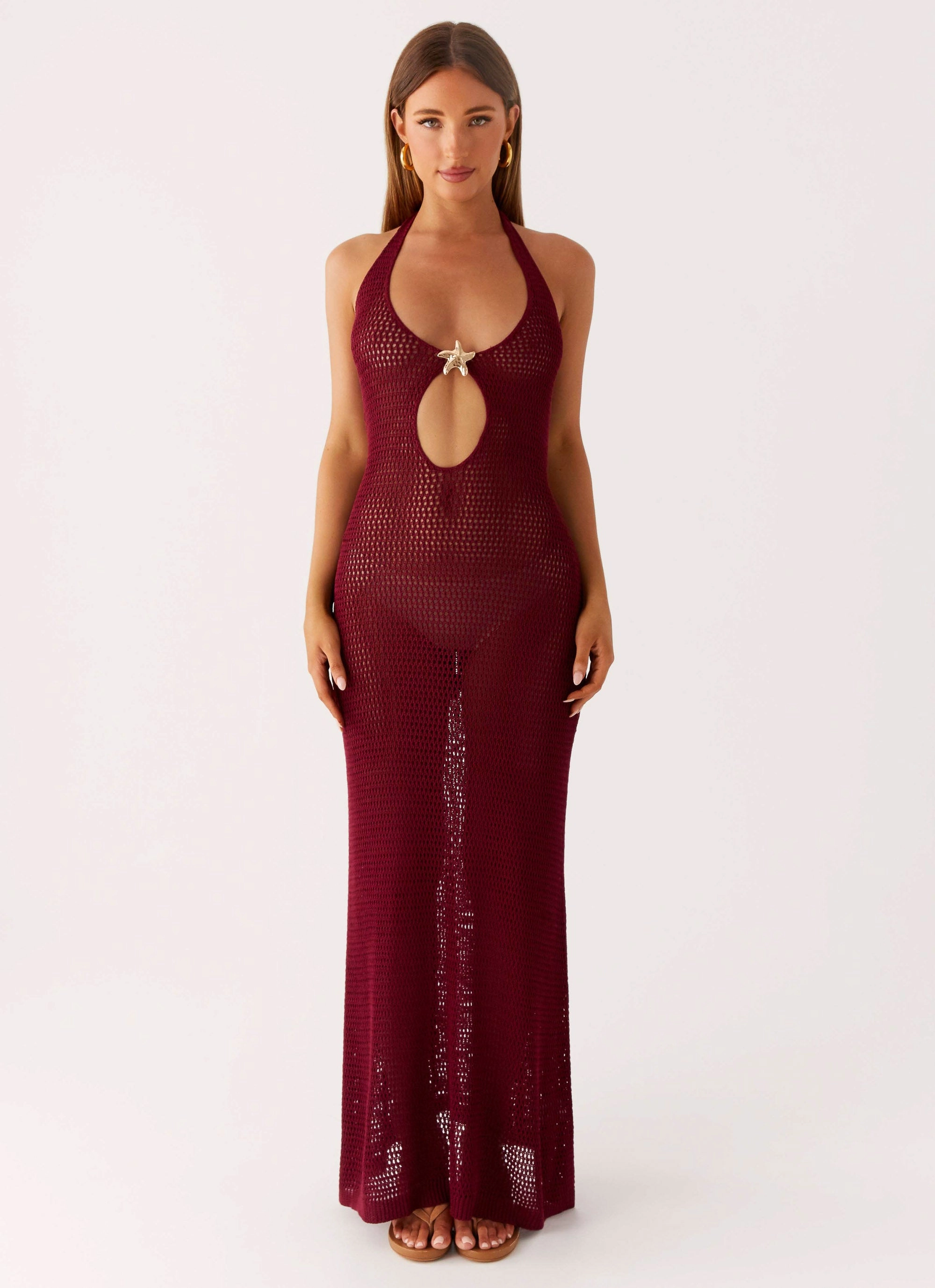 Moon Tide Maxi Dress - Violetta Contrast-Panel