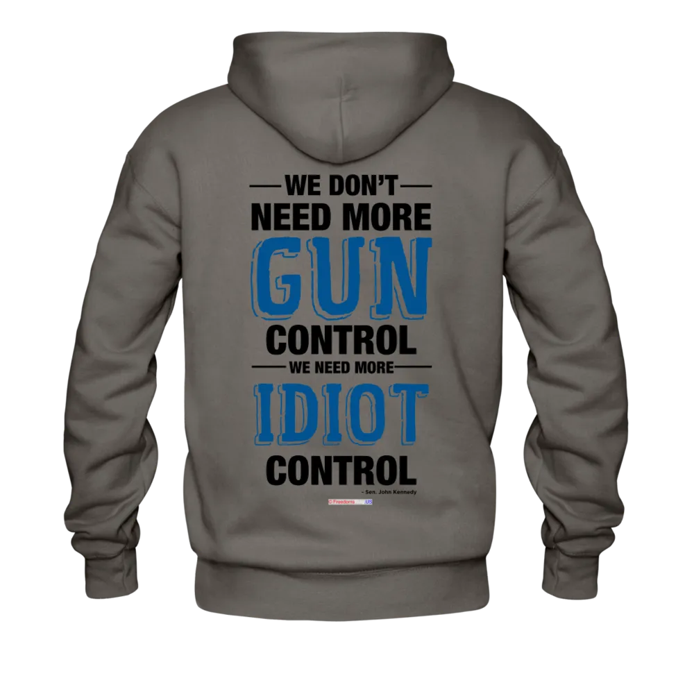 MORE IDIOT CONTROL - Men's Hoodie