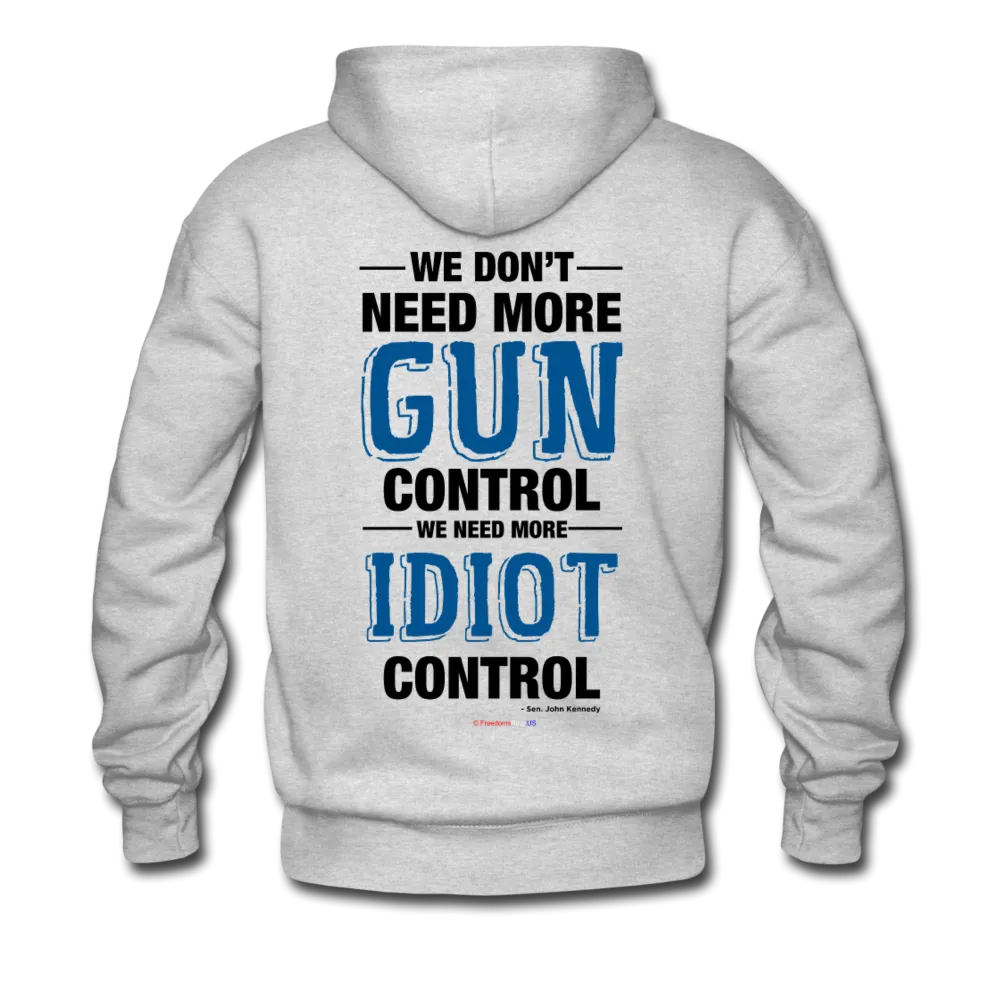 MORE IDIOT CONTROL - Men's Hoodie