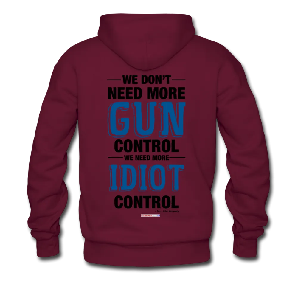 MORE IDIOT CONTROL - Men's Hoodie