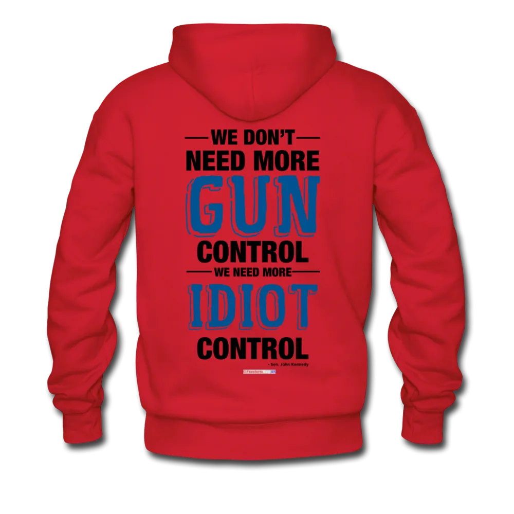 MORE IDIOT CONTROL - Men's Hoodie