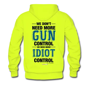 MORE IDIOT CONTROL - Men's Hoodie