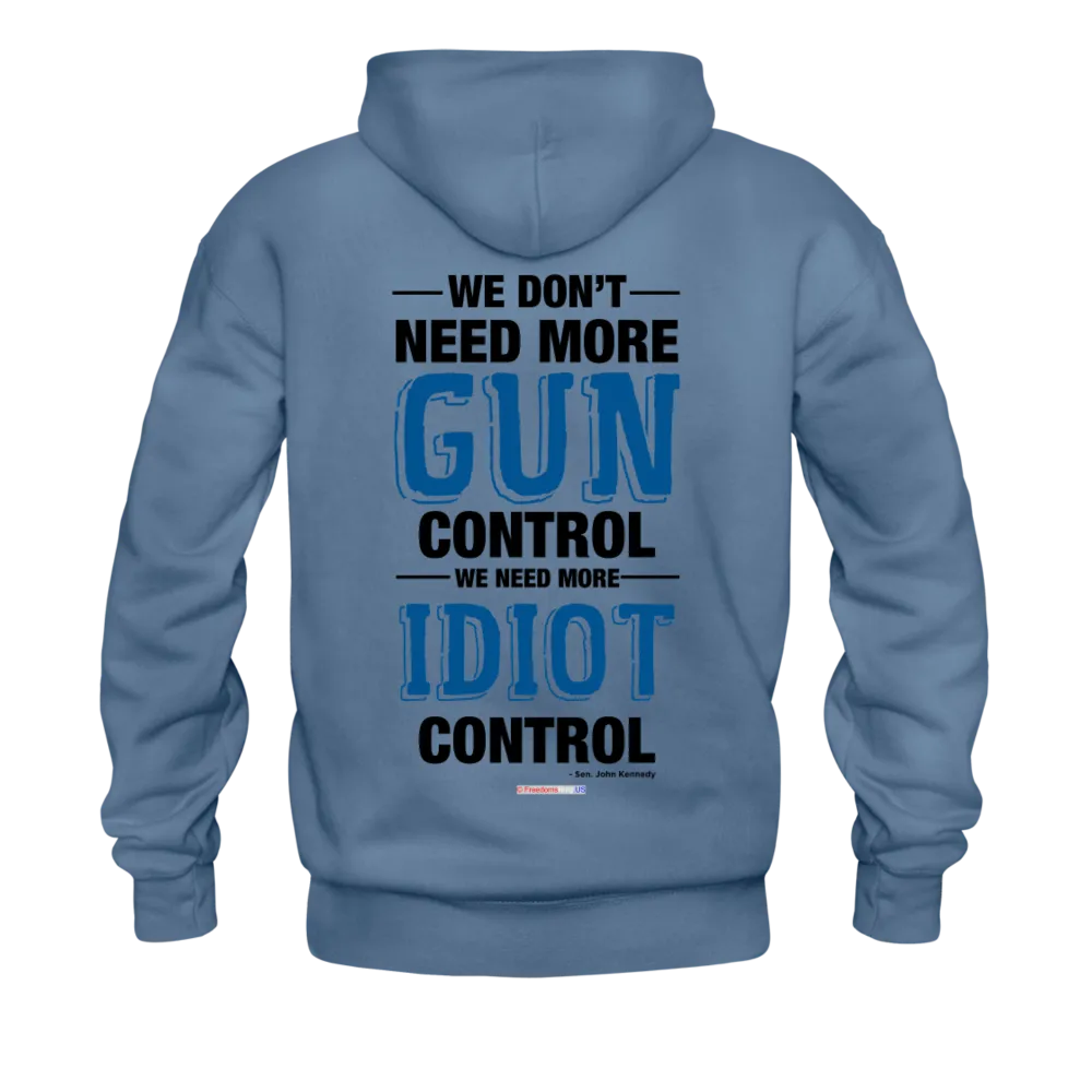 MORE IDIOT CONTROL - Men's Hoodie